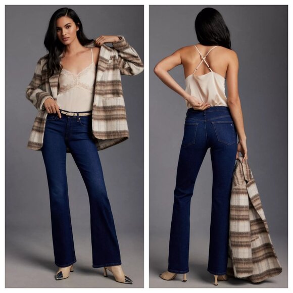 rag & bone Peyton Mid-Rise Bootcut Jeans in Clarissa - Picture 1 of 4